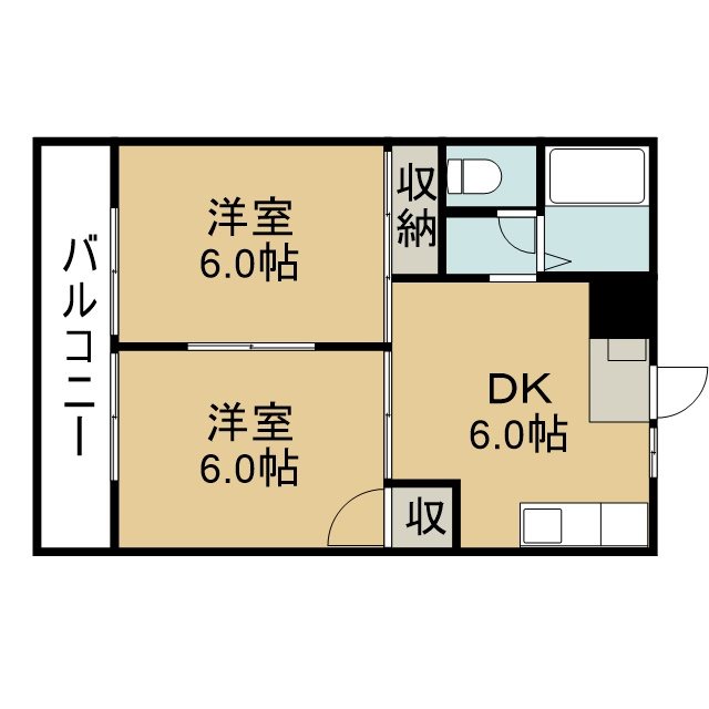 ハイツエステート 間取り図