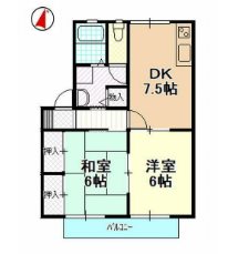 プラース  間取り図