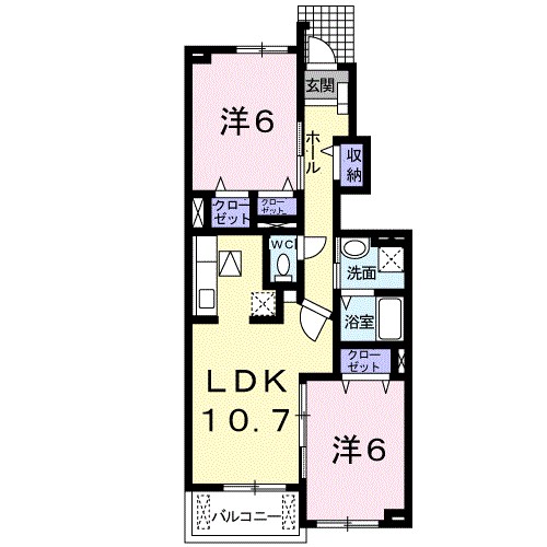 パルテ・カナーレⅤ 間取り図