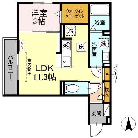 D-Hills　篠ケ瀬 間取り図