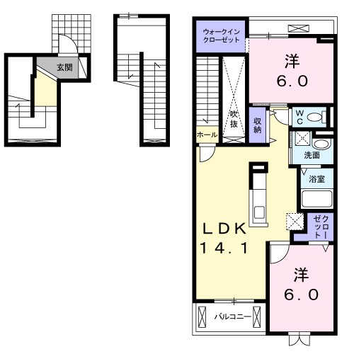 パラティーノ 間取り図