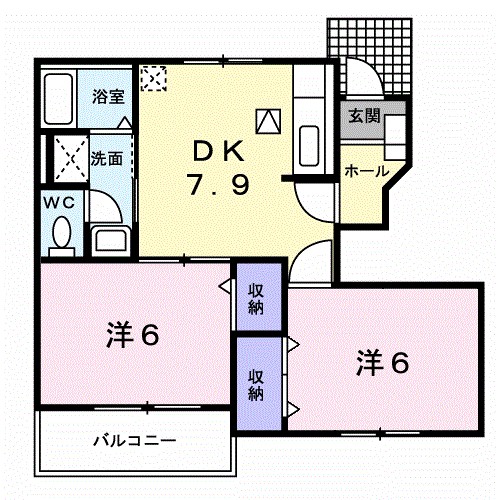 コンフォールＹ・Ｔ　Ⅰ 間取り図