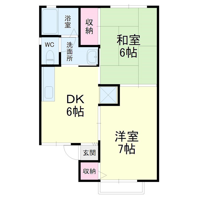 セジュール白菊 間取り図