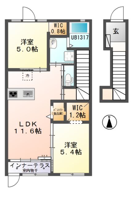 ベルメゾン宮裏 間取り図