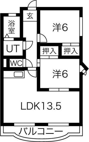 eveさいわい 間取り図