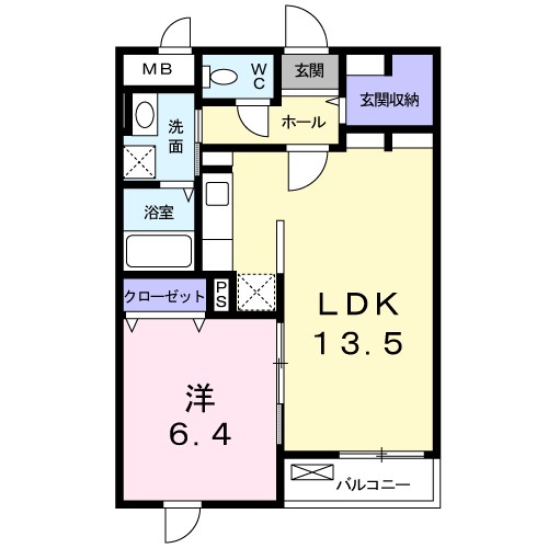 ノーブルパレス 間取り図