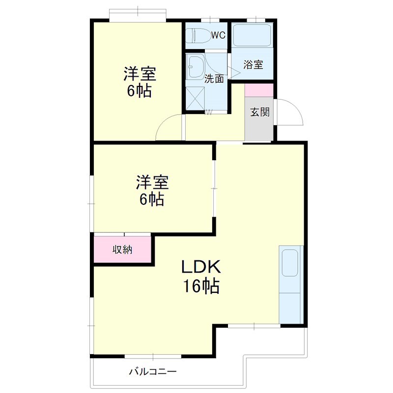 エストベーラⅡ 間取り図