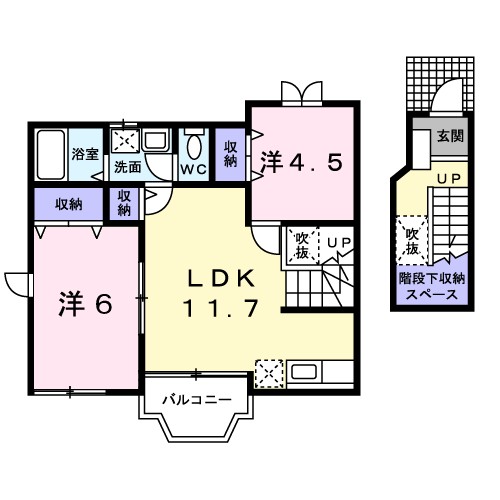 アメニティ・ロジュマンＡ 間取り図