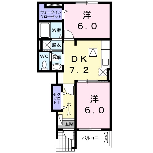 ハピネス 間取り図