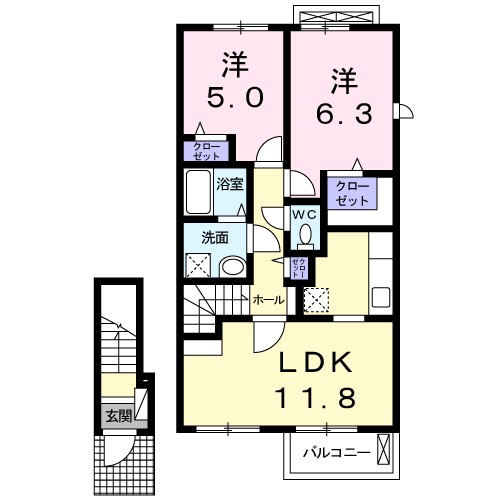 さつき 間取り図