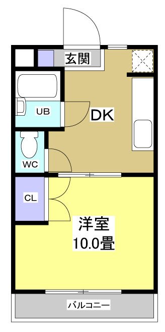 ローランギャロス 間取り図