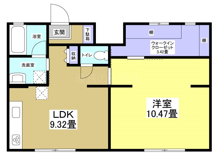 サンクレウェンズⅠ 間取り図