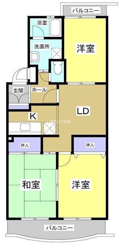 ミナミシャトー富士 間取り図