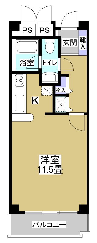 佐鳴湖パークタウンサウス（南館） 間取り図