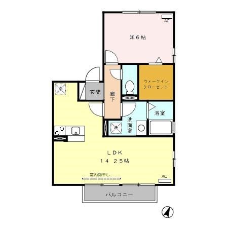 リビングタウン葵町　Ａ 間取り図