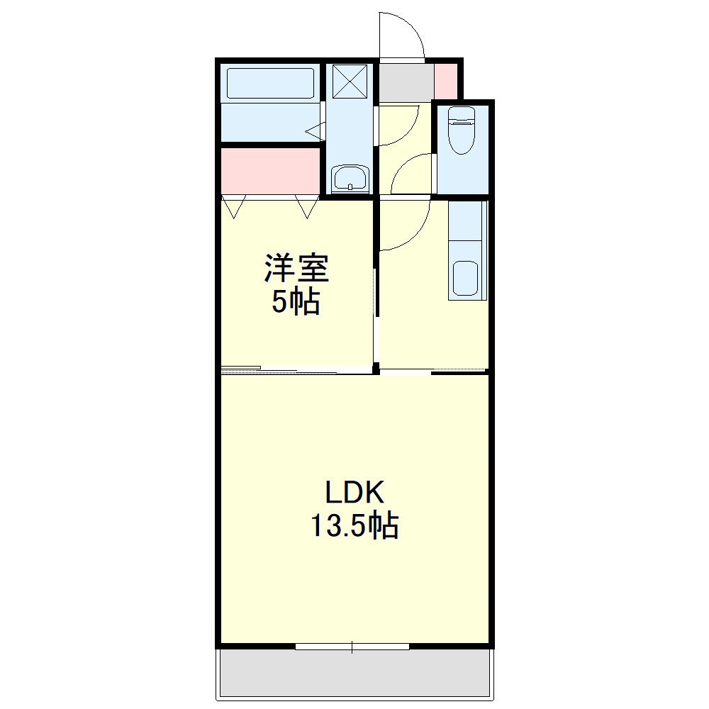 SunRise六番館（サンライズロクバンカン） 間取り図