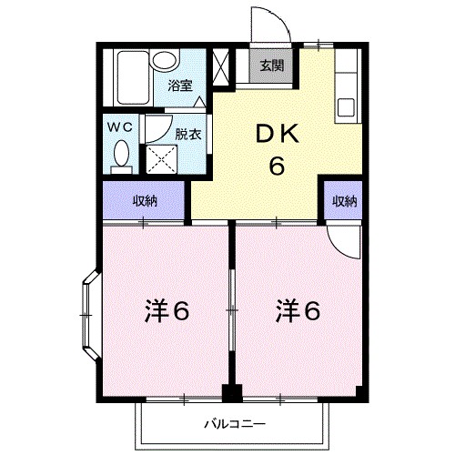 シティハイツ今之浦Ｃ 間取り図