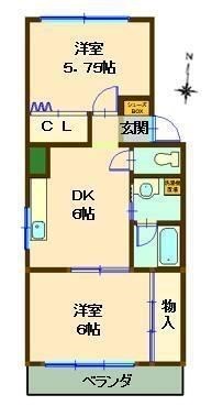 三宅ハイツ 間取り図