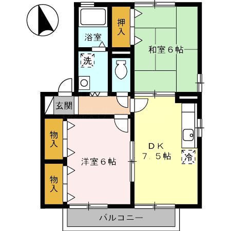 サニー幸 間取り図