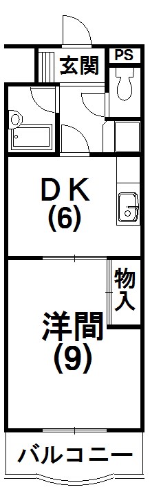 ハイムコターナ 間取り図