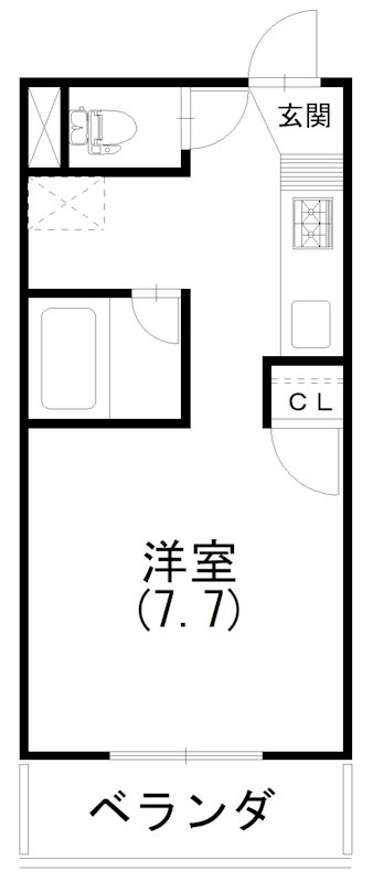 クリエイトダイアナⅡ 間取り図