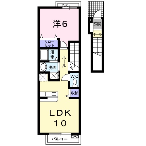 アラヤフラット 間取り図