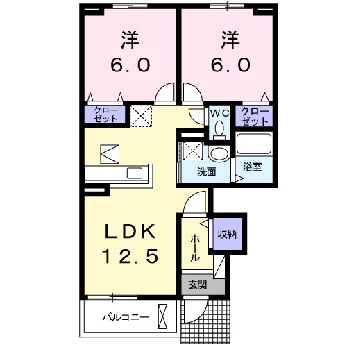 ラ・ルーチェ 間取り図