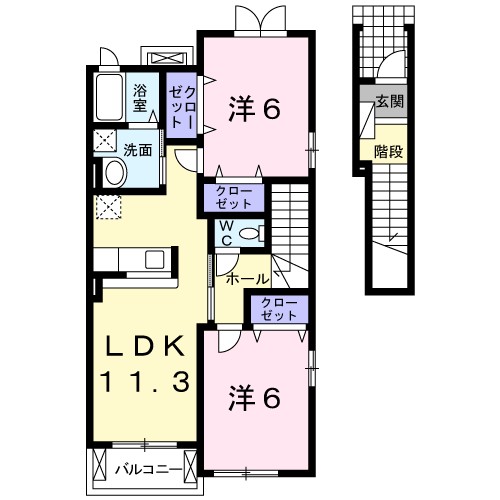 メゾン・ド・松月 間取り図