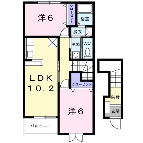 マックス　ビューティー　Ｂ 間取り図