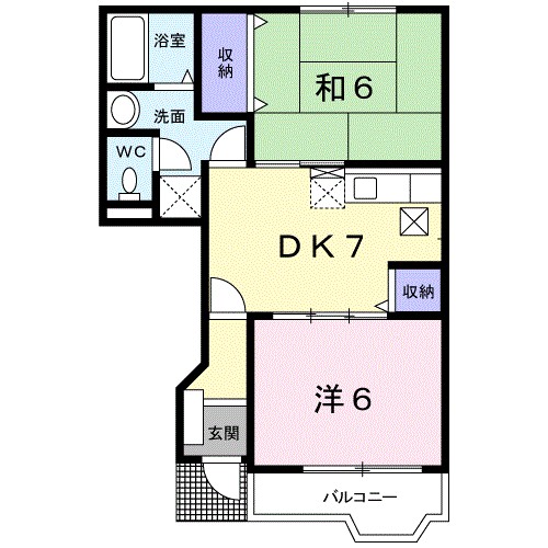 コミュニティ２１ 間取り図