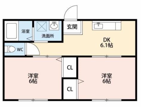 フェリース 間取り図