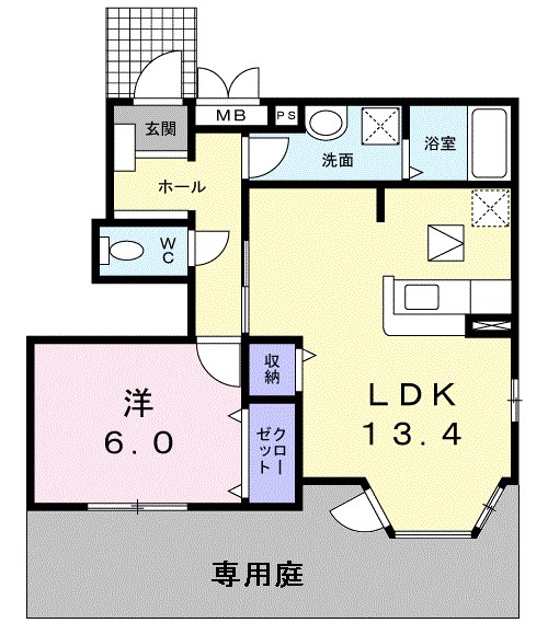 ＭＡヒルズみその 間取り図