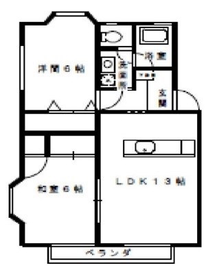 シャトーNakagawaⅧ 間取り図