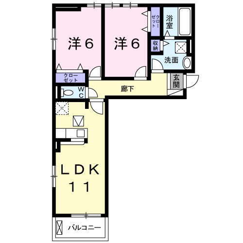 ベル　ミリュー 間取り図