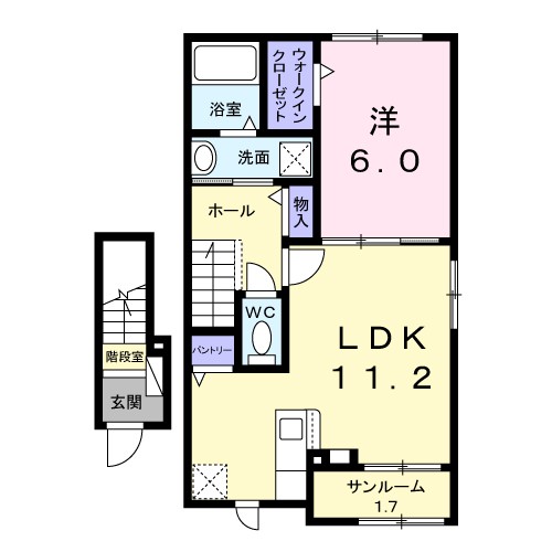 グレイスヴィラⅤ 間取り図