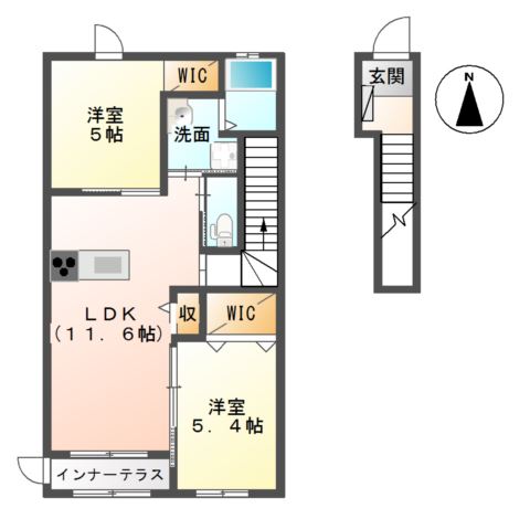 ベルパルティーダ 間取り図