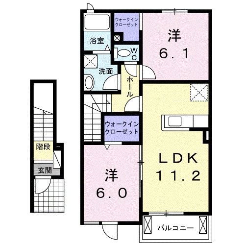 Ｂｅｌｌｅ・Ｆａｍｉｌｌｅ 間取り図