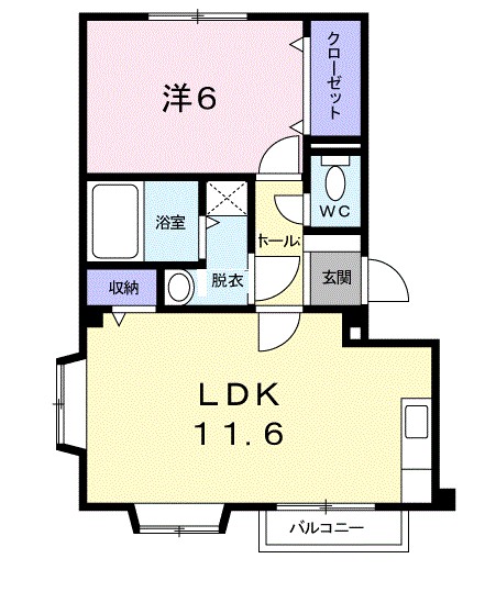 アルビオンＡ 間取り図