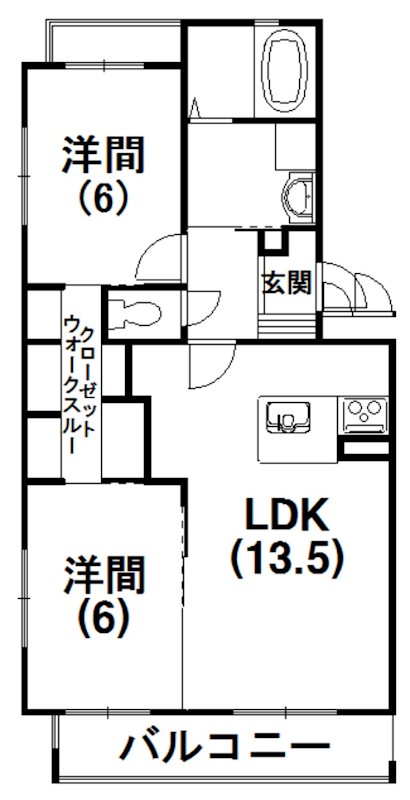 エル・ブランシュ 間取り図