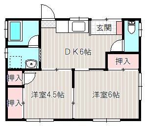 楊子町183-1戸建 間取り図