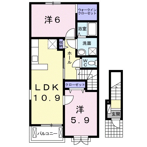 チアフリ・エンジェル 間取り図