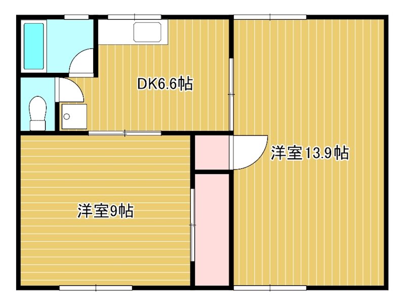 植新アパート 間取り図