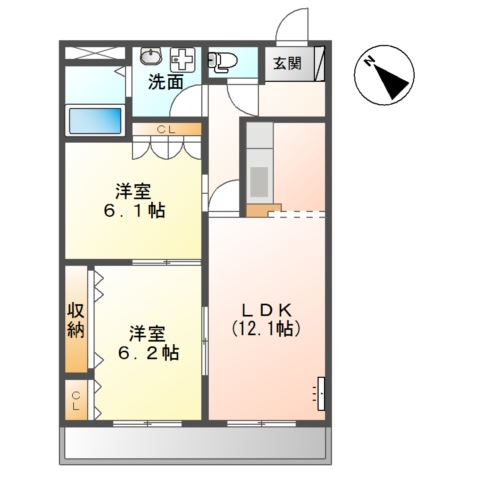 バン　フーユ 間取り図