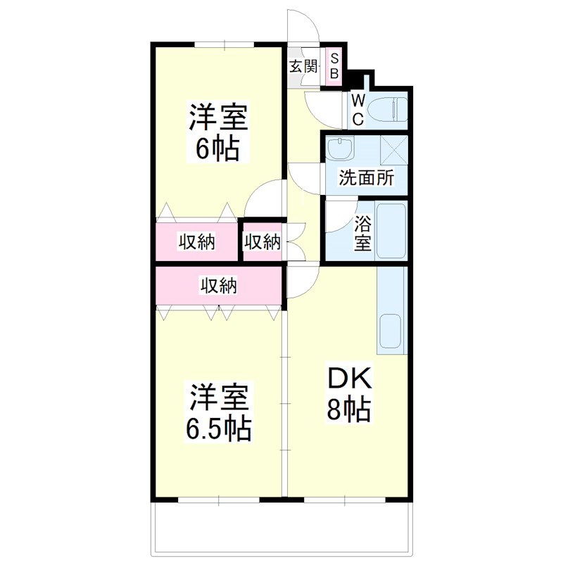 メゾンマスカット 間取り図