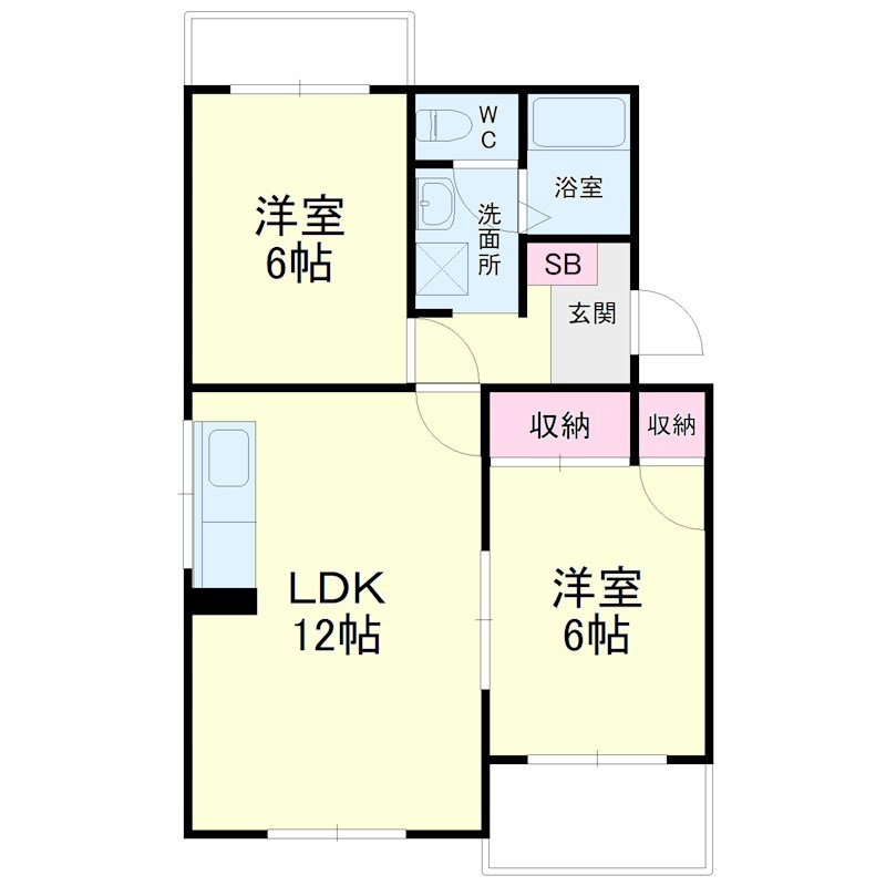 サンバードⅡ 間取り図