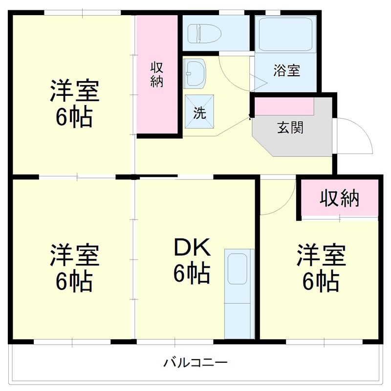 ハイツみのる 間取り図