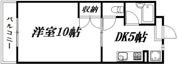 マンションオアシスⅡ 間取り図