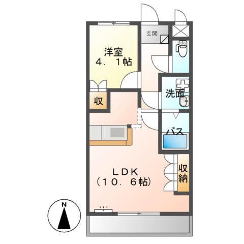 オリエンタルハイツ 間取り図