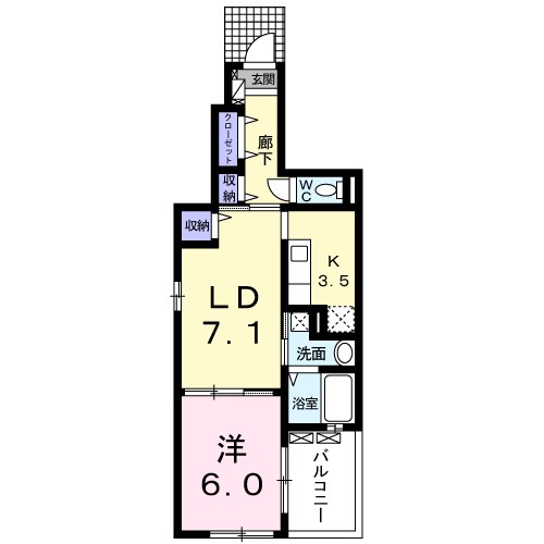 メゾンアンジュ 間取り図