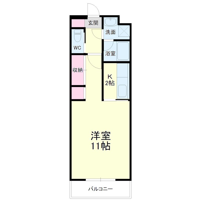 セントジョセフＢ 間取り図